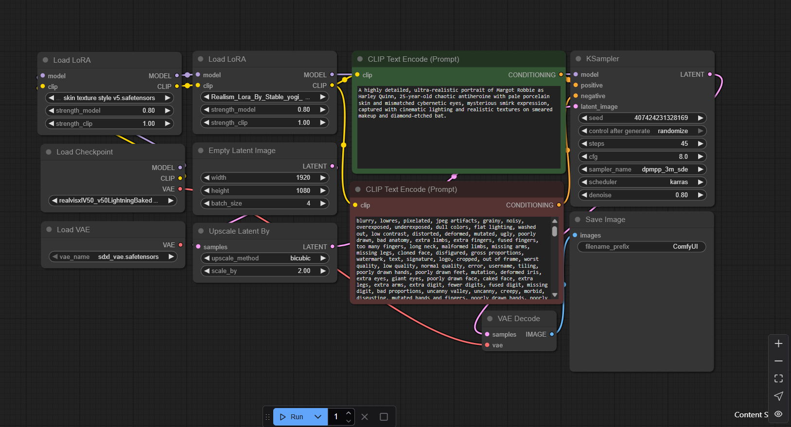 Hyperreal Image Generation Workflow